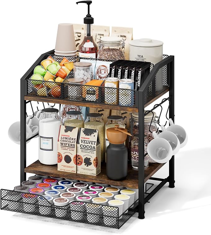 Homsorout Coffee Bar Organizer by Homsorout