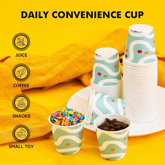 RACETOP Paper Cups 3 oz, Bathroom Cups 3 oz, Disposable Bathroom Paper Cups - Image 5
