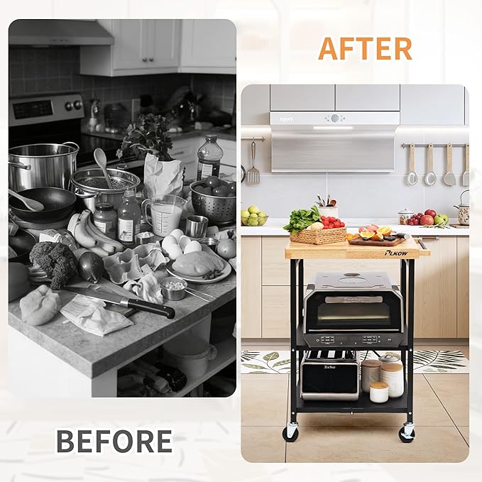 PLKOW Foldable Kitchen Cart - Image 7