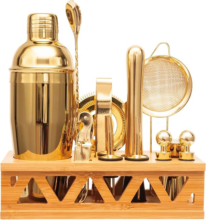 Cocktail Shaker Set Bartender Kit by JWJIUEJIU