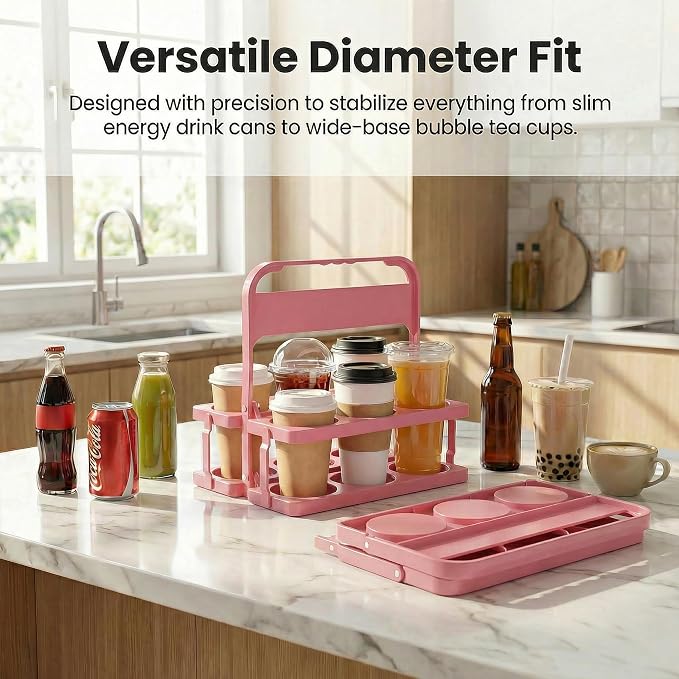6 Cup Drink Carrier for Delivery - Image 7