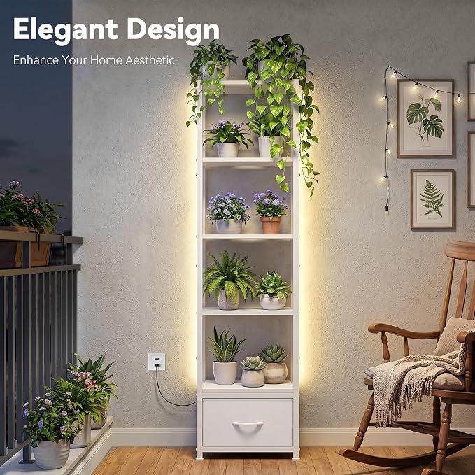Housolution 6 Tier Bookshelf - Image 7