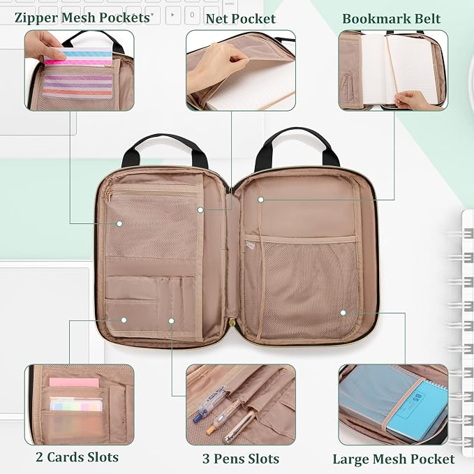 Teamoy Journal Supplies Storage Case, Journal Supplies Holder - Image 2