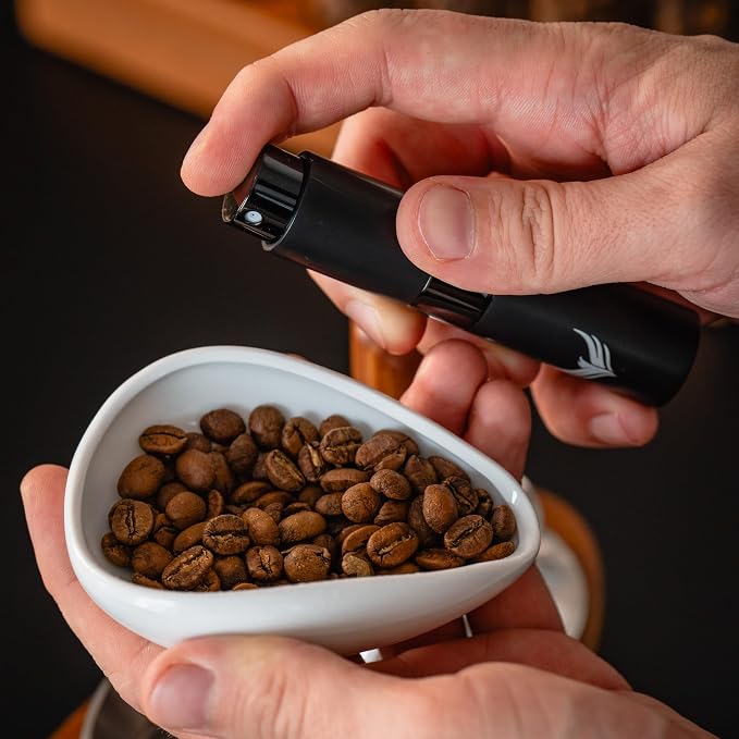Coffee Bean Dosing Cup and RDT Spray Bottle, Ceramic Espresso Dosing Bowl - Image 5