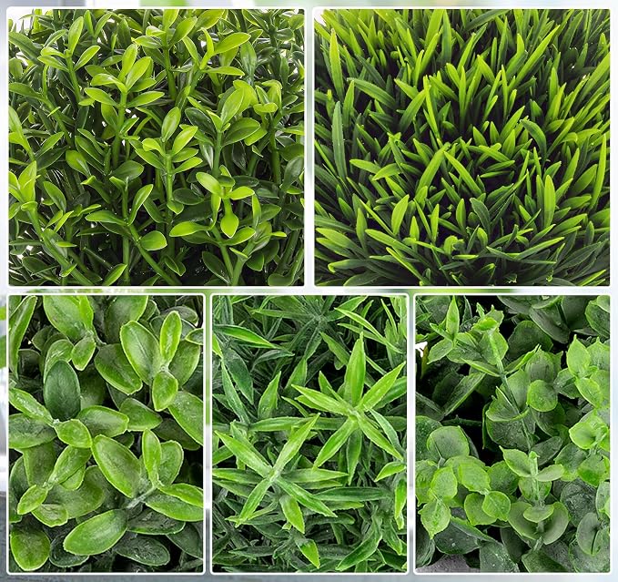 Lemonfilter Small Fake Plants, 5 Pack Artificial Eucalyptus Mini Potted Plant - Image 5
