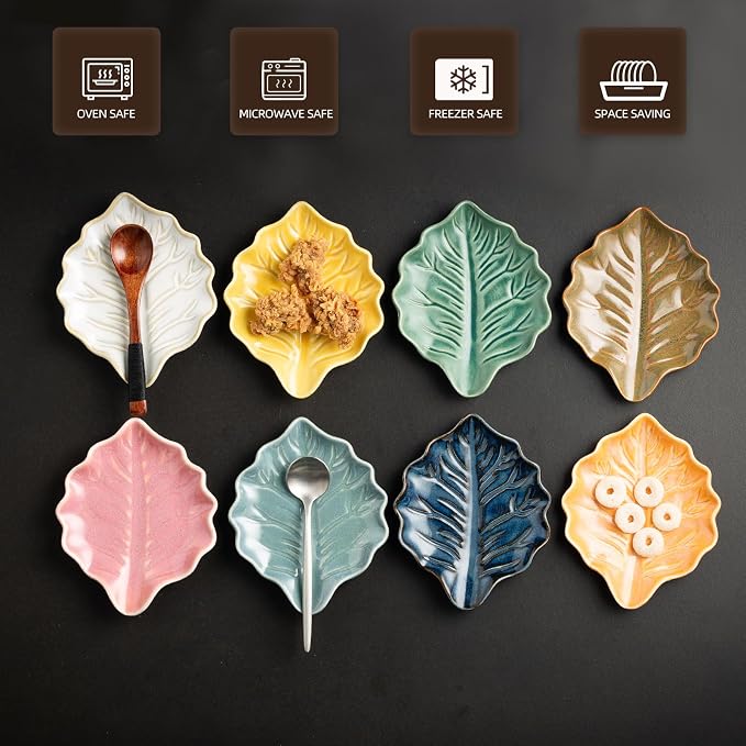 Ceramic Leaf Spoon Rest, Spoon Holder - Image 7