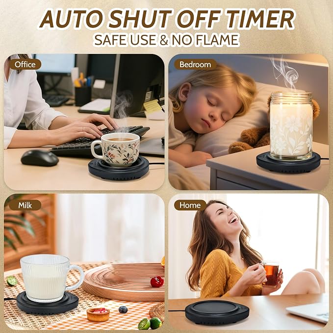 Candle Warmer with Timer, Coffee Mug Warmers - Image 5