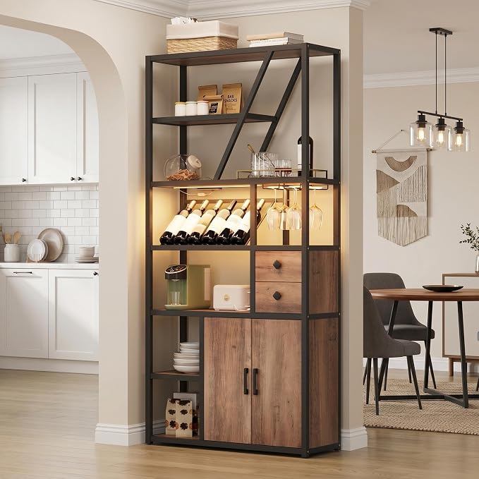Garvee Modern Tall Bar Cabinet by Garvee