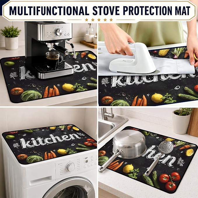 Multi-Design Stove Top Cover for Glass/Electric Stoves, 3-in-1 Counter - Image 6
