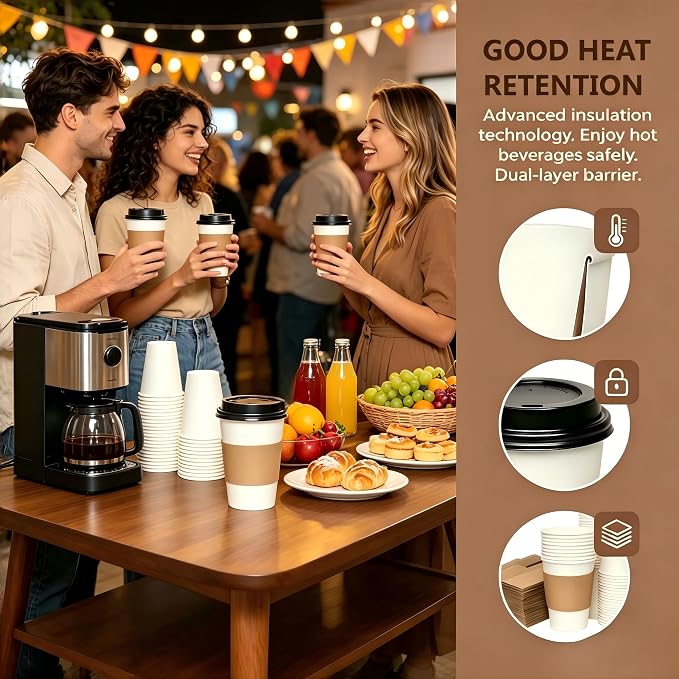 12 oz Disposable Paper Cups - Image 7