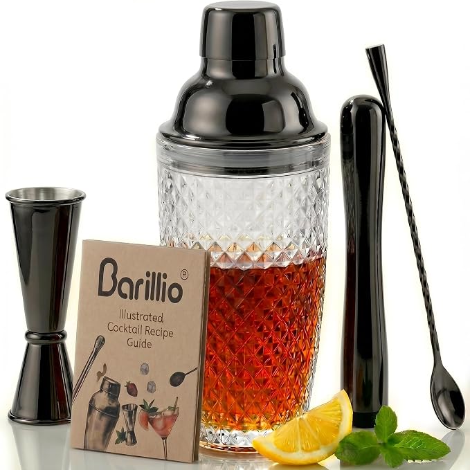 Barillio Glass Cocktail Shaker Set by Barillio