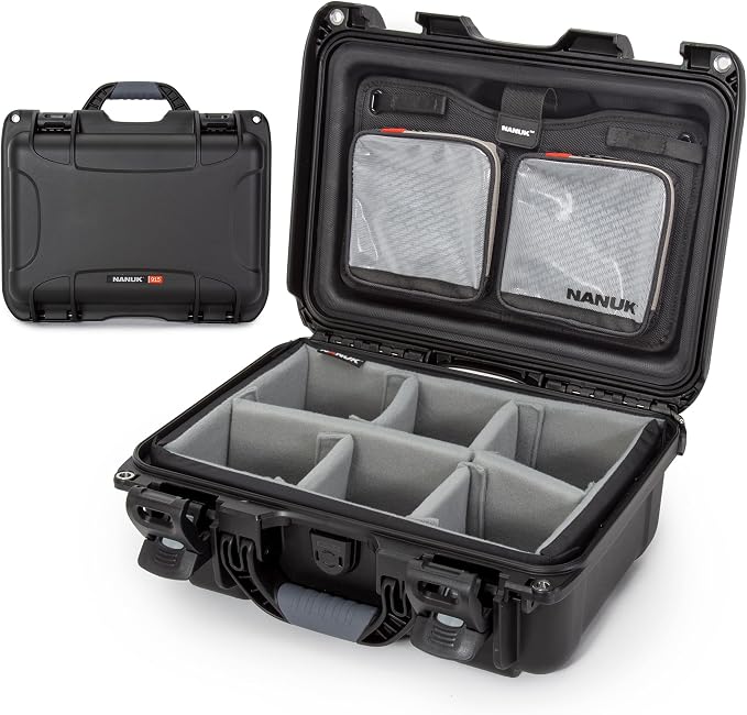 NANUK 915 Pro Photo Kit – Compact Waterproof Travel Camera Hard Case by NANUK