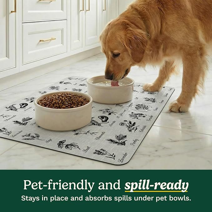 Cuisinart Coffee Mat for Countertop–Quick-Dry Absorbent Coffee Bar Mat for - Image 5