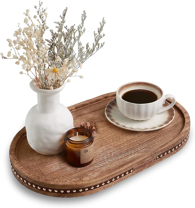 Decor Decorative Round Tray 11.81in by Unknown