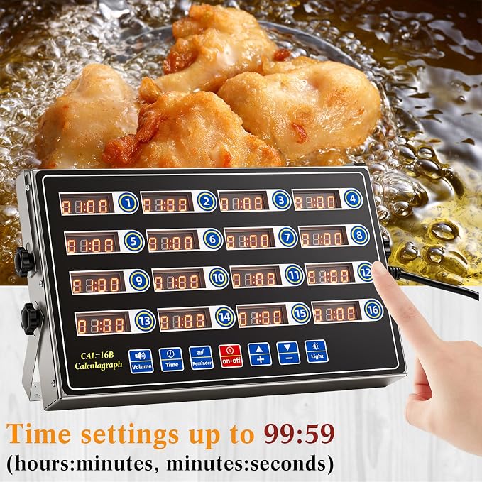 Relaxweex 1 Pack Digital Kitchen Timer, Commercial Cooking Timer - Image 6