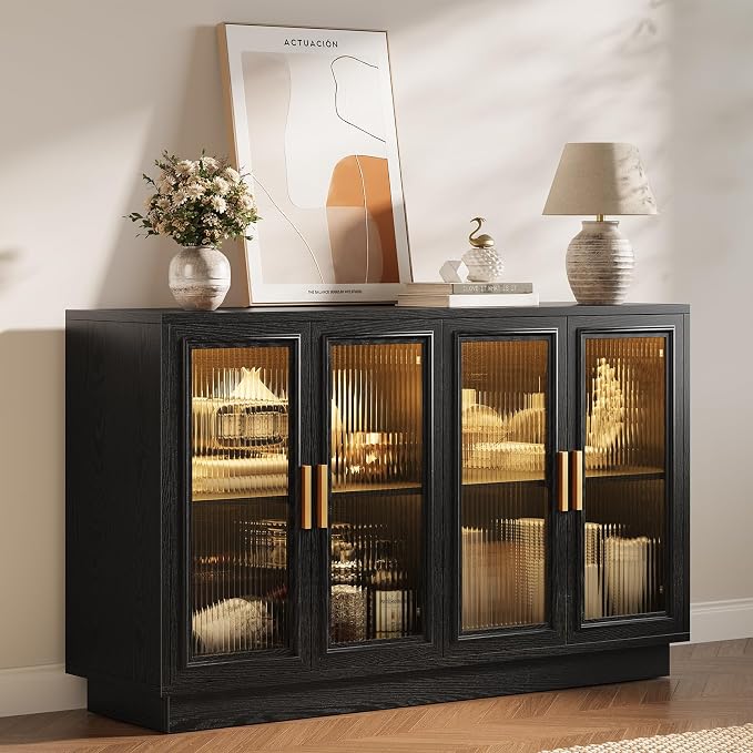 Sideboard Buffet Cabinet with Storage - Image 3