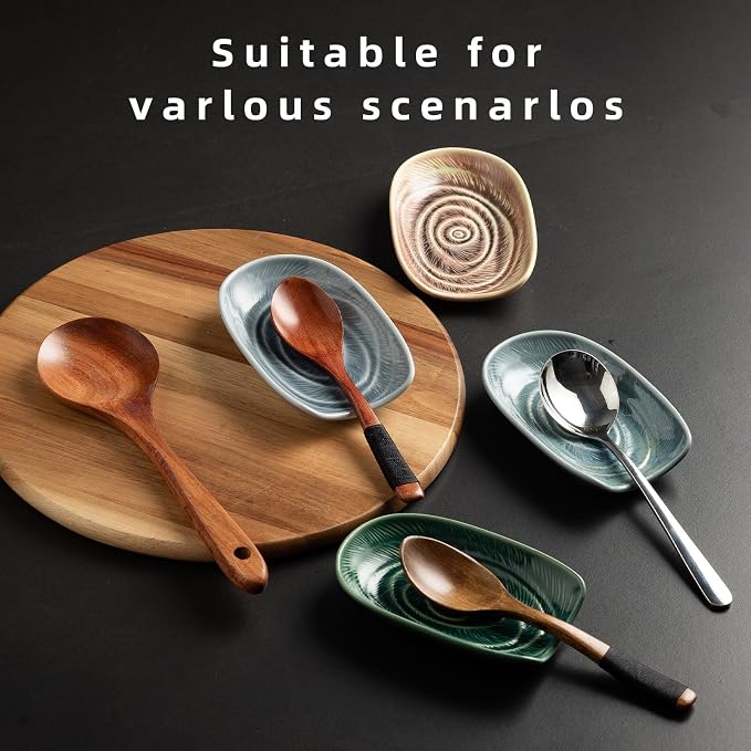 Ceramic Spoon Rest, and coffee stirrers while saving counter and drawer space - Image 4