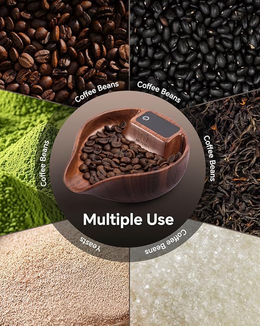 Walnut Coffee Bean Scale & Spoon - Image 8