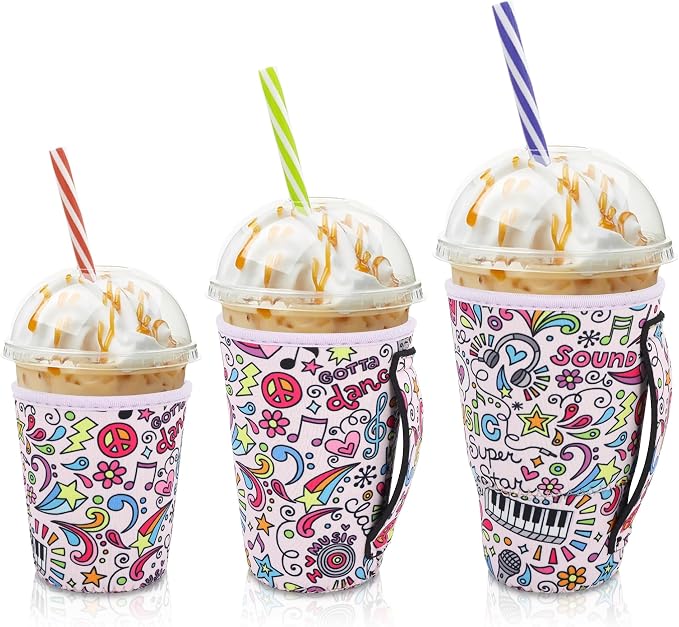 Iced Coffee Sleeve Insulator Sleeves by AJLTPA