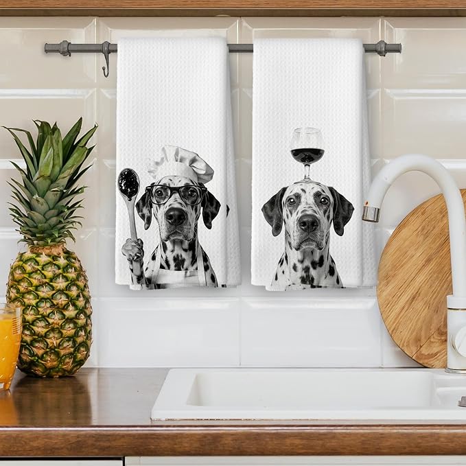 Funny Great Dane Hand Towels, Great Dane Gifts - Image 4