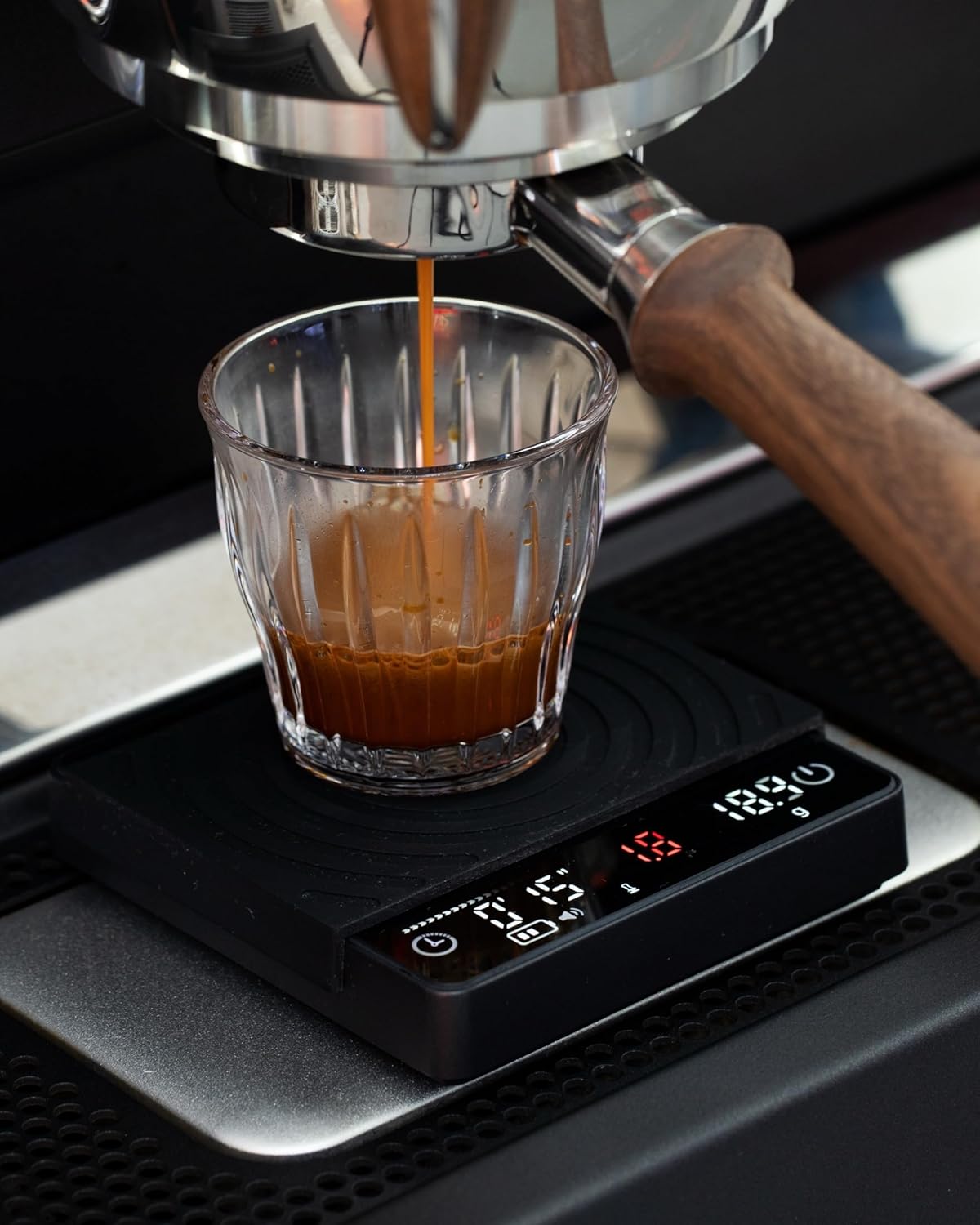 58mm Espresso Accessories Set – Tamping Station, Calibrated Tamper, Adjustable Coffee Distributor, WDT Puck Prep Tool & Scale for Rocket, ECM & Lelit