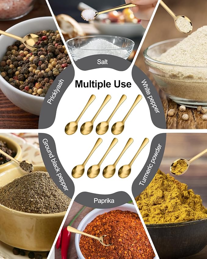 8PCS Tiny Spoons - Image 3