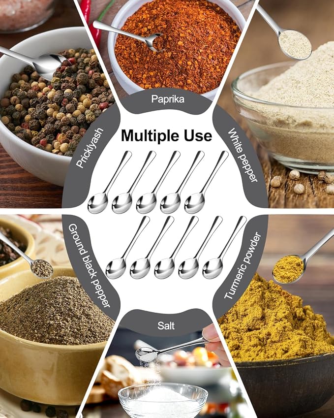 10PCS Tiny Spoons - Image 2