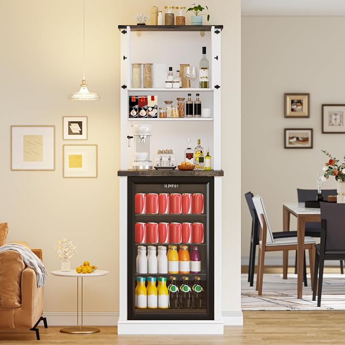 73'' Tall Mini Fridge Cabinet - Image 8
