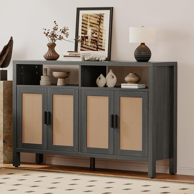 Mericonia Rattan Buffet Cabinet - Image 3