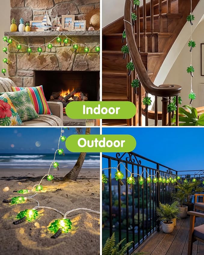 8.5Ft Palm Tree String Lights - Image 7