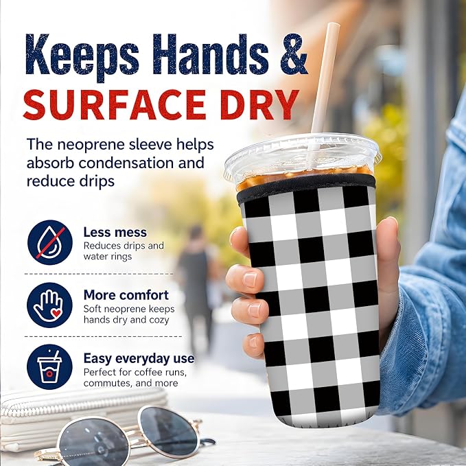 Reusable Neoprene Coffee Sleeve - Image 2