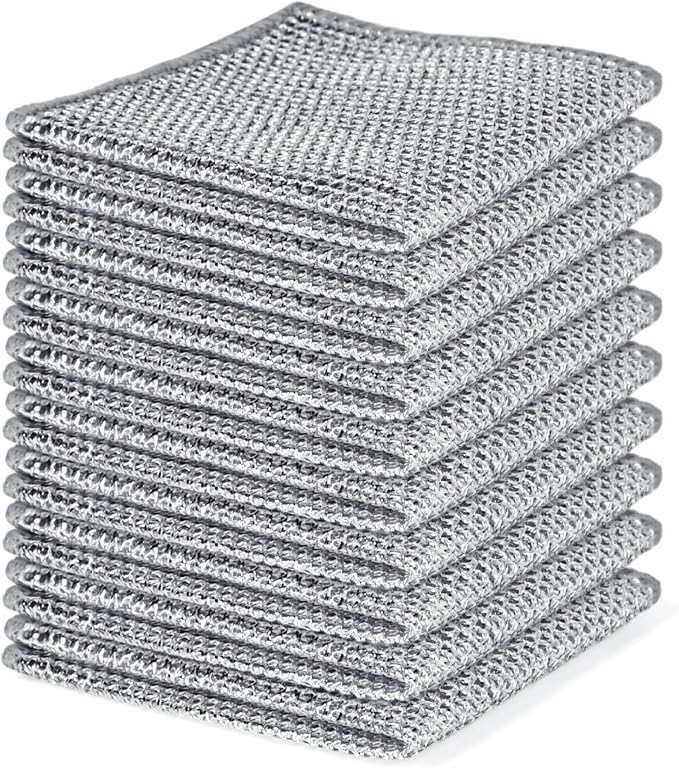 Aidoclip 10PCS Set Non-Scratch Steel Wool Dishcloth by Aidoclip