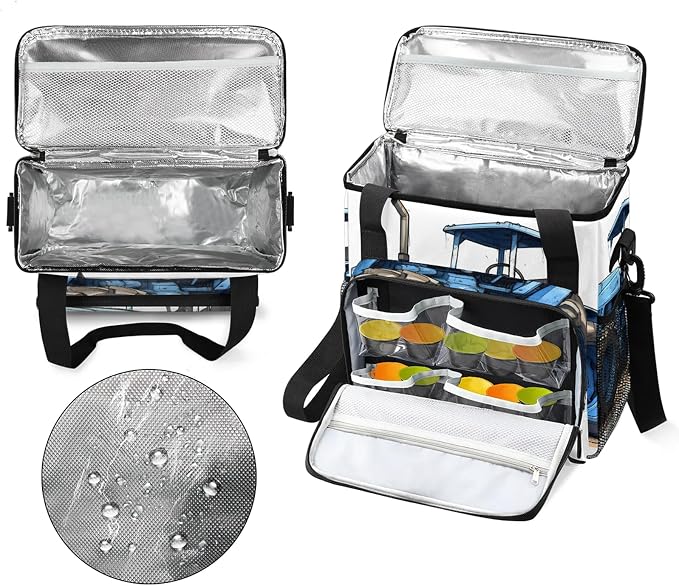 Farmland Vehicle Coffee Maker Carring Bag, Large Insulated Storage Organizer - Image 3