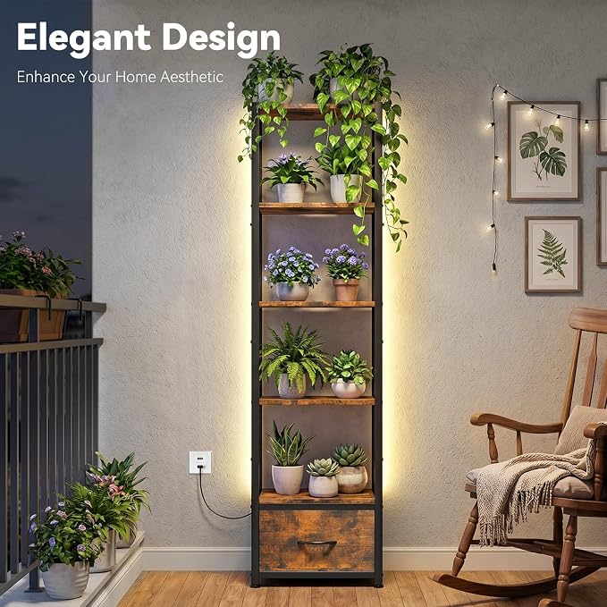 Housolution 6 Tier Bookshelf - Image 7