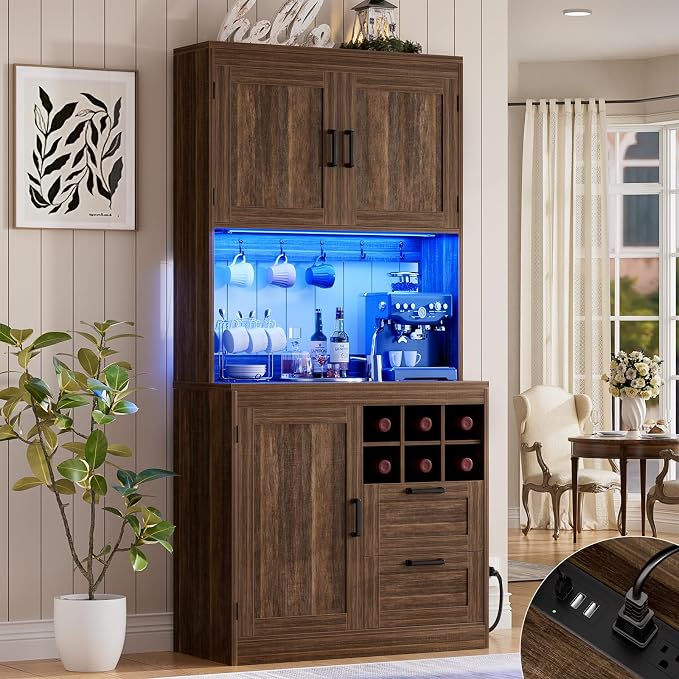 Unikito 72" Tall Kitchen Pantry Cabinet by Unikito