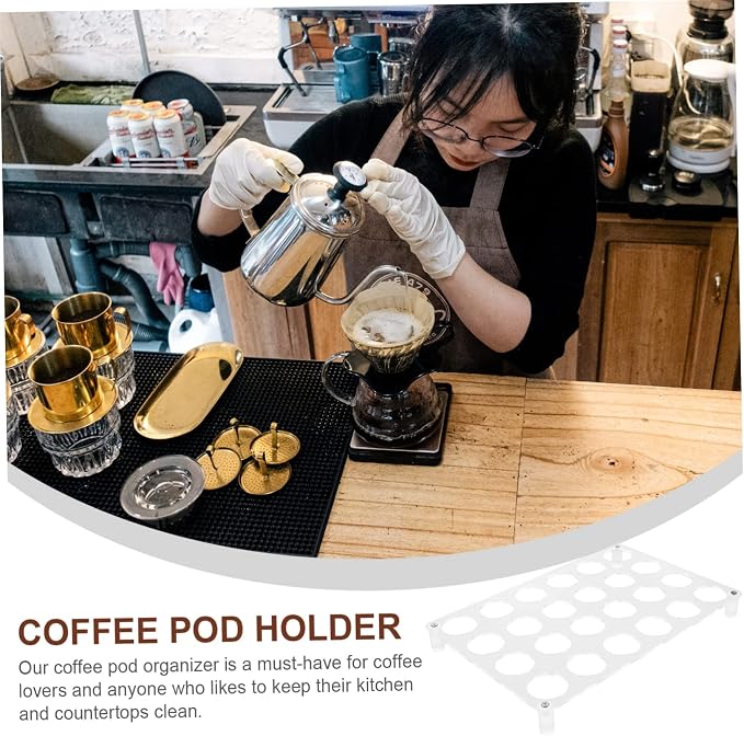 GLEAVI Coffee Capsule Holder Slot Transparent Coffee Storage Organizer - Image 9