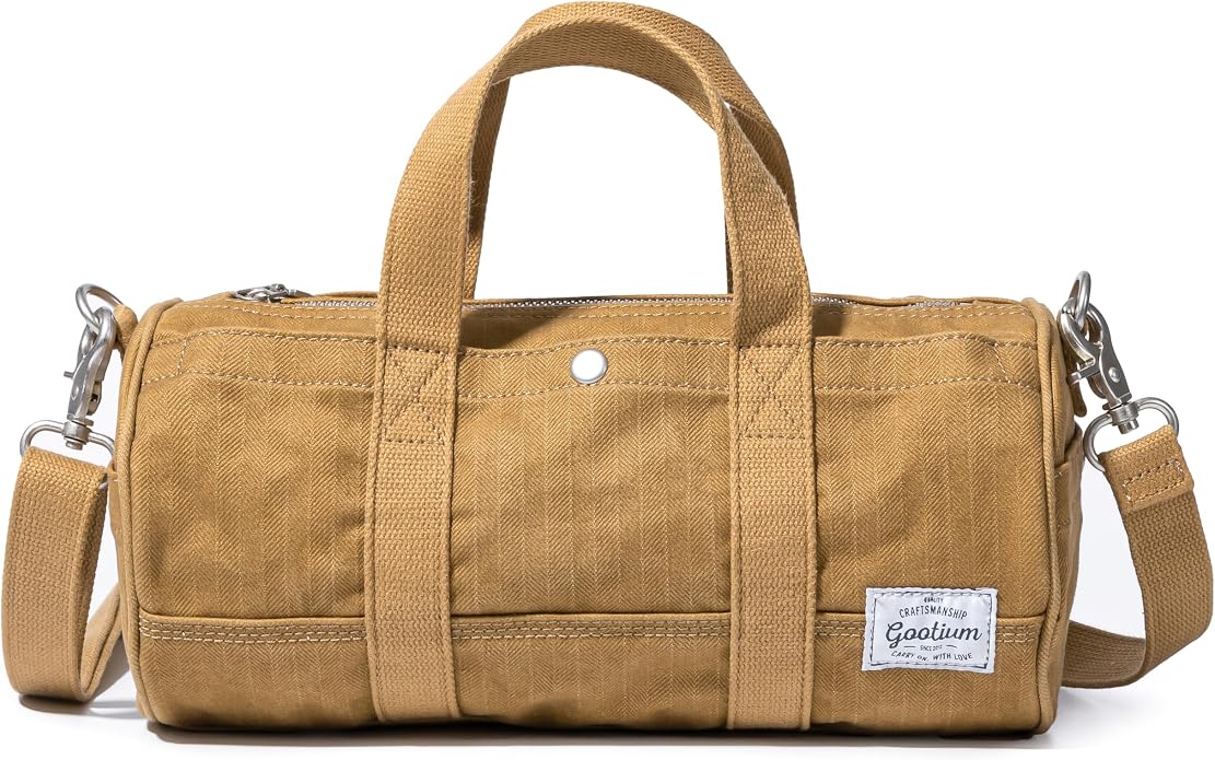 GOOTIUM Compact Crossbody Bag – Canvas Shoulder Bag & Travel Organizer – by Gootium