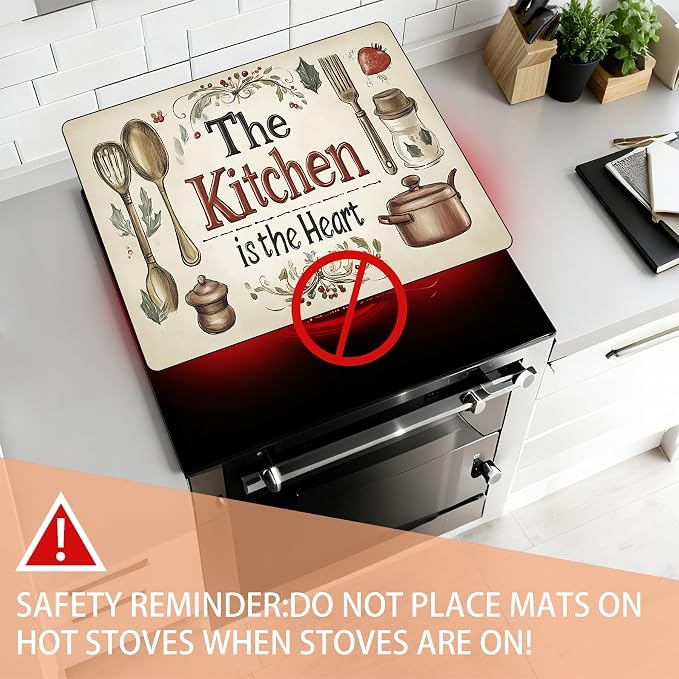 28"x20" Anti-Slip Electric Stove Top Cover Kitchen Foldable Heat-Resistant - Image 6