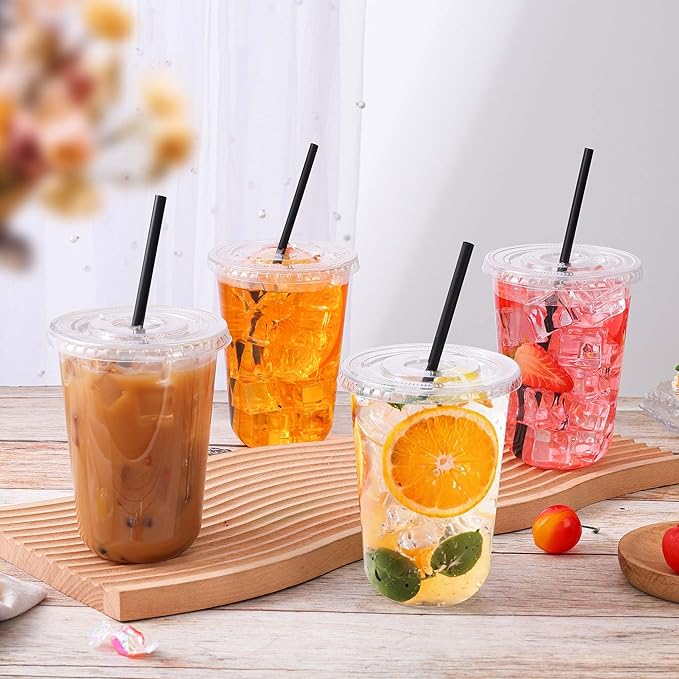 tchrules 100 Set 16oz Plastic Cups - Image 3