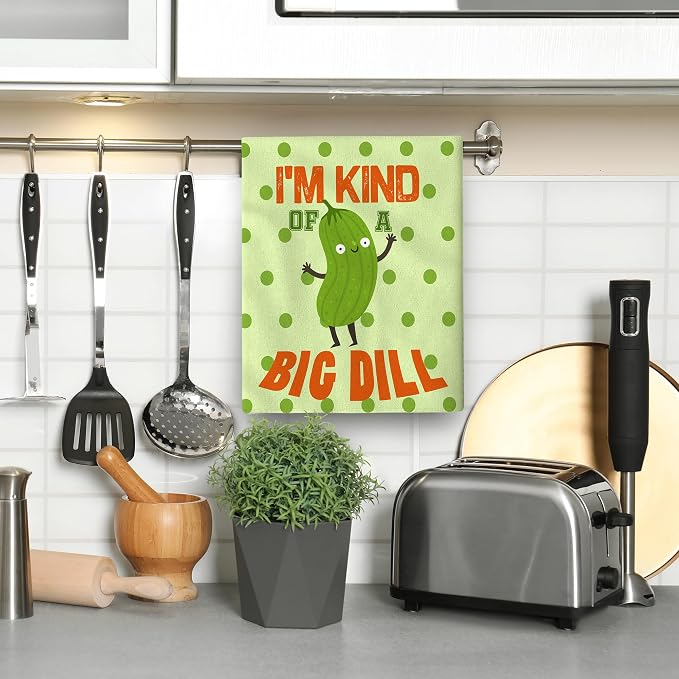 Funny Pickle Kitchen Towels Decorative Set of 2, Gifts - Image 4