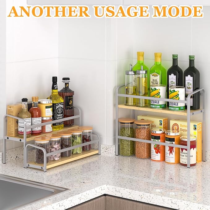 DTUQYX Coffee Syrup Organizer 3-Tier, 12 Bottles Capacity Coffee Syrup Rack - Image 7