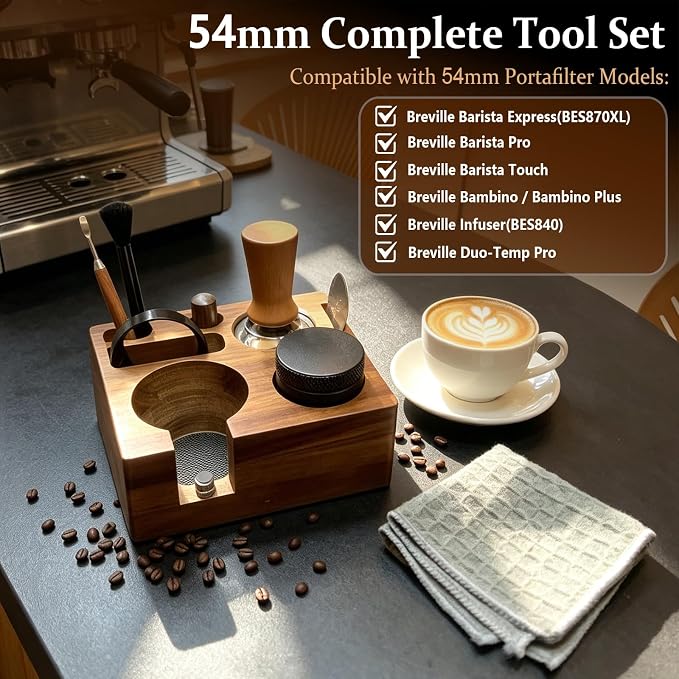 Fortuitousvel 9 PCS 54mm Espresso Accessories Kit - Image 8