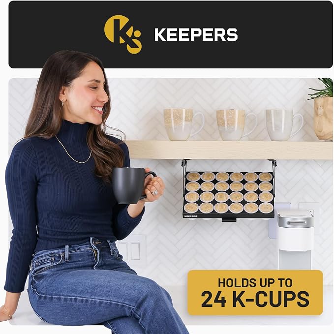 COFFEEKEEPERS KEEPERS Under Cabinet K Cup Holder - Image 7