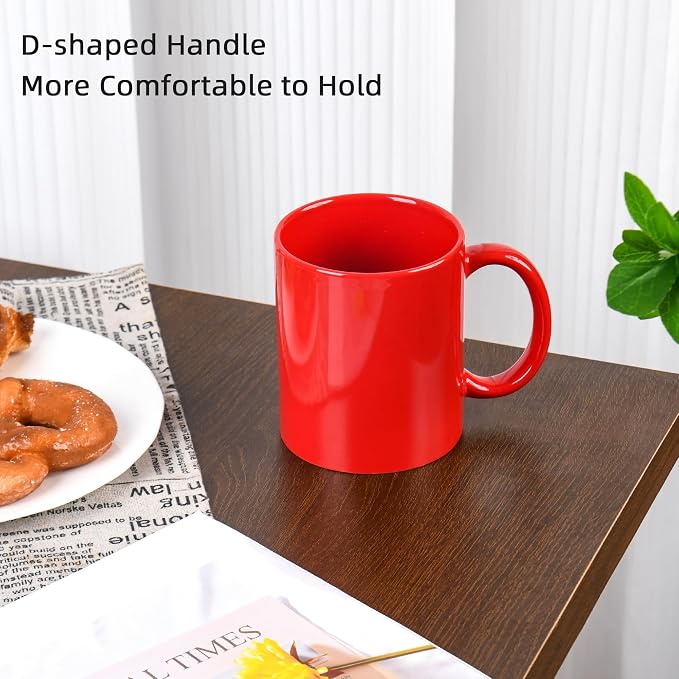 BYCNZB 12oz coffee mug set of 6 Coffee Mugs - Image 3