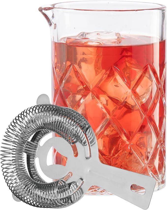 OGGI Cocktail Mixing Glass & Strainer Set by OGGI