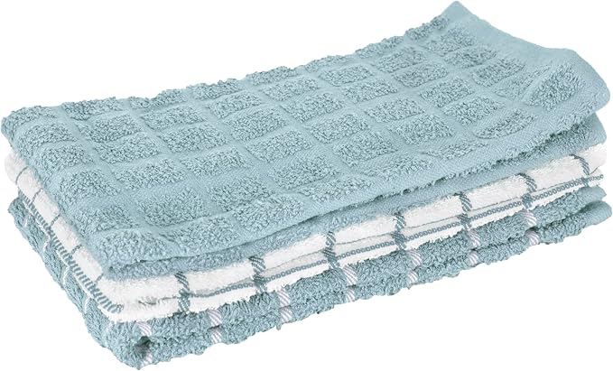 Ritz Premium 100% Cotton Terry Check Kitchen Dish Towels by RITZ