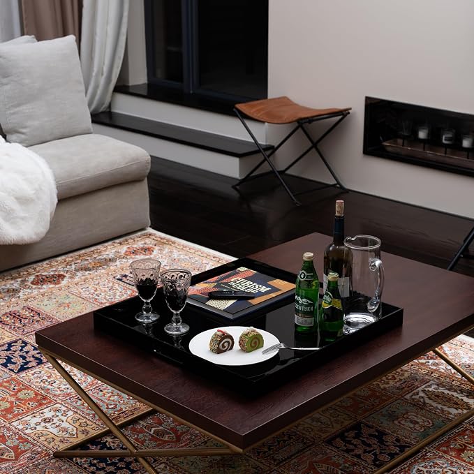Clear Oversize Acrylic Serving Tray - Image 4