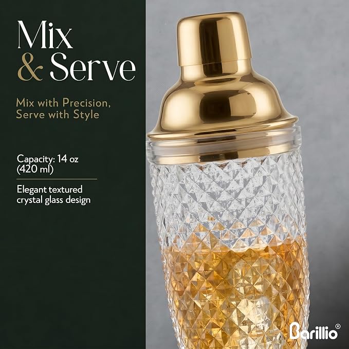 Barillio Glass Cocktail Shaker Set - Image 2