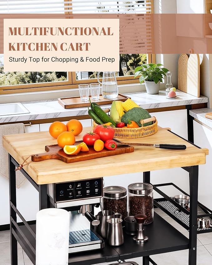 Mythinglogic Foldable Kitchen Cart - Image 6