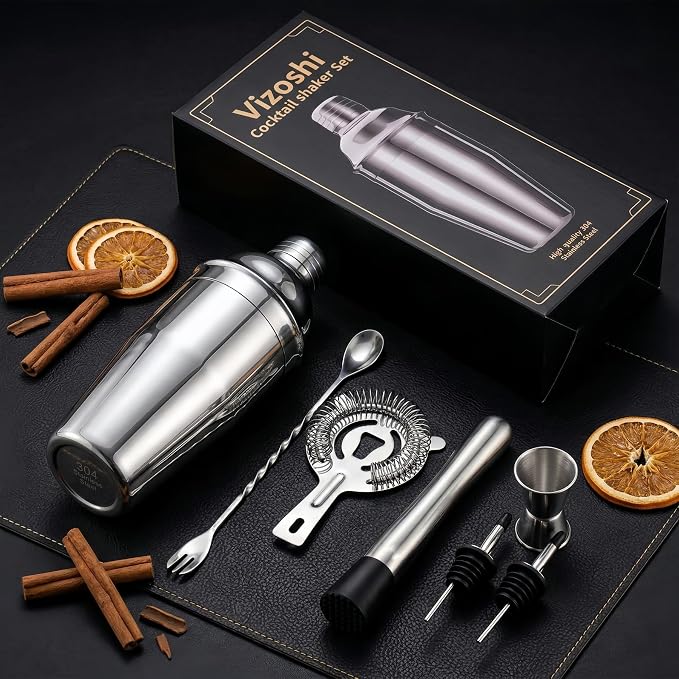 Cocktail Shaker Set Bartender Kit, Professional Bar Set, Martini Shaker - Image 4